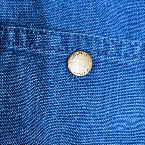 Lauren Ralph Lauren Flat Front Blue Denim Walking Shorts Women's Size 20W - Picture 5 of 10